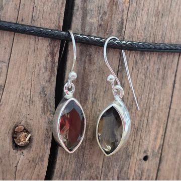 Cercei cuarț fumuriu | Clarity