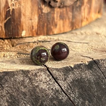 Cercei stud sfere sangele dragonului