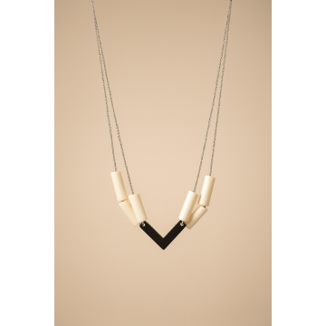 Colier din argint 925 cu coral | Semn de lumină - Default Title