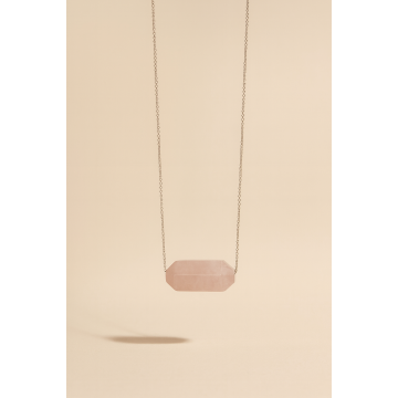 Colier din argint 925 cu cuarț | Lenis - Default Title