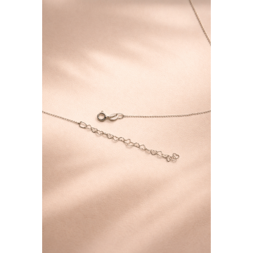 Colier din argint 925 cu cuarț şi jad | Aura Solis - Default Title