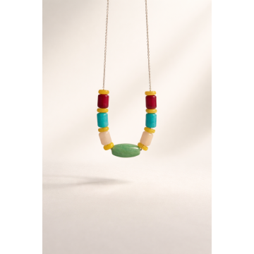 Colier din argint 925 cu jad | Atlante - Default Title