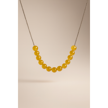 Colier din argint 925 cu jad | Aurea - Default Title