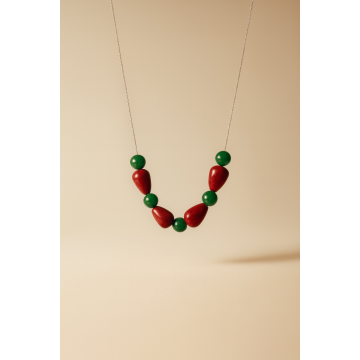 Colier din argint 925 cu jad |Vivus - Default Title