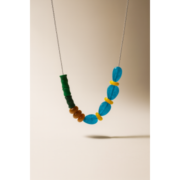 Colier din argint 925 cu jad | Fluxus - Default Title