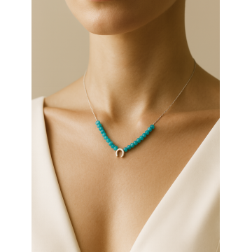 Colier din argint 925 cu topaz | Azul - Default Title