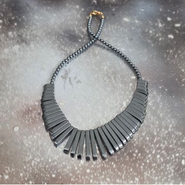 Colier egiptean hematit