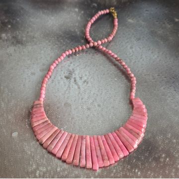 Colier egiptean rodonit