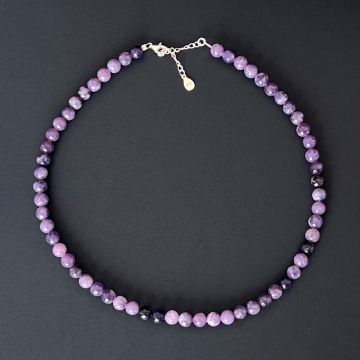 Colier lepidolit Amurg#116