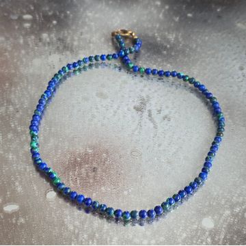 Colier malachit si azurit