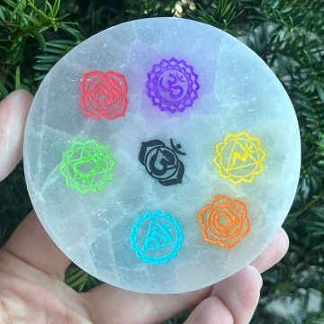 Disc selenit | 7 Chakre