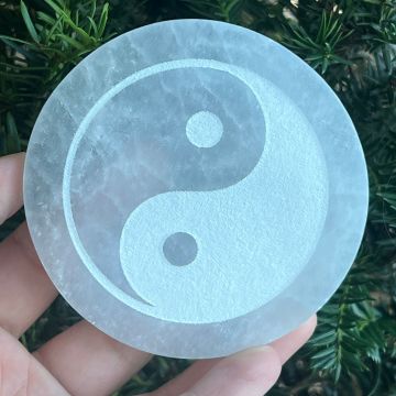 Disc selenit | Yin Yang