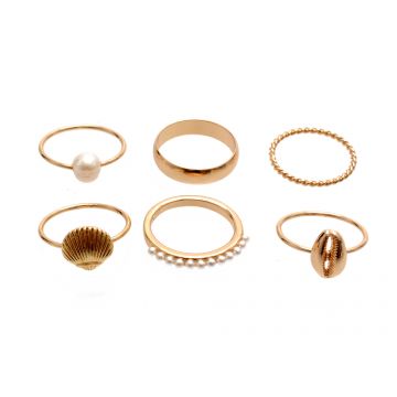 Inel ALDO auriu, SHELLCHIC 102, din metal