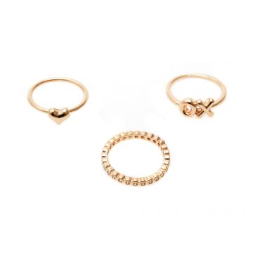 Inel ALDO auriu, SWEETY HEART 972, din metal