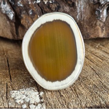 Inel jasp imperial argint | Model 1