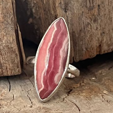 Inel rodocrozit argint | Model 8