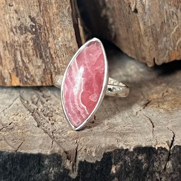 Inel rodocrozit argint | Model 9