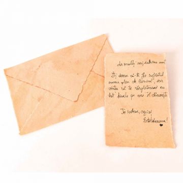 Mesaj personalizat pe hartie speciala