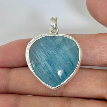 Pandantiv acvamarin argint model 2