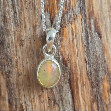 Pandantiv opal din argint | Model 6