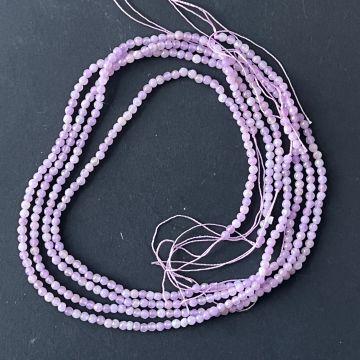 Sirag margele pietre semipretioase sfere fatetate AGAT LAVANDA