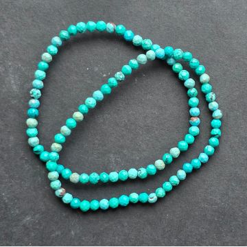 Brățară fațetată turcoaz 4 mm