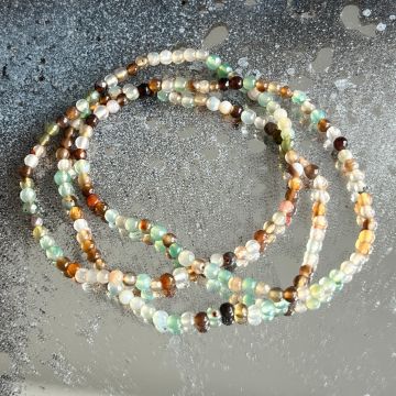 Brățară fatetata agat indian 3 mm
