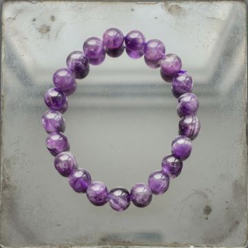 Bratara ametist 9-10 mm
