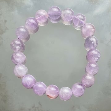 Bratara ametist lavanda 10-11 mm