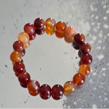 Bratara carneol 10 mm I Model 2