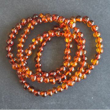 Bratara chihlimbar 6 mm