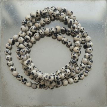 Bratara copii jasp dalmatian 4 mm