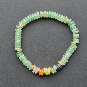 Bratara discuri aventurin | 7 chakre