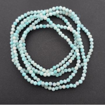 Bratara fatetata amazonit 3-4 mm