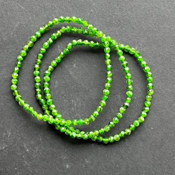 Bratara fatetata diopsid 4 mm