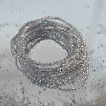 Bratara fatetata labradorit sfere 3-4 mm