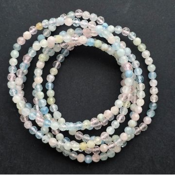 Bratara fatetata morganit 4 mm
