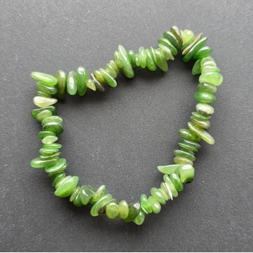 Bratara jad verde nefrit chipsuri