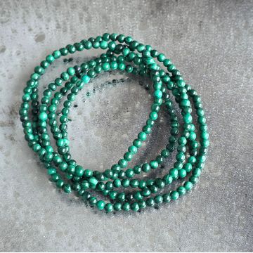 Bratara malachit 3 mm