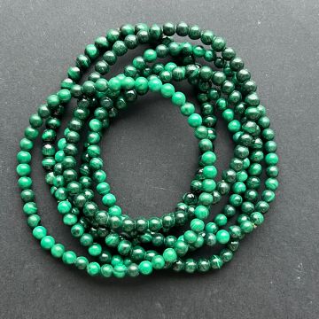 Bratara malachit 4 mm