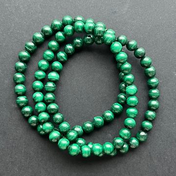 Bratara malachit 6-7 mm