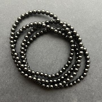 Bratara onix negru 4 mm