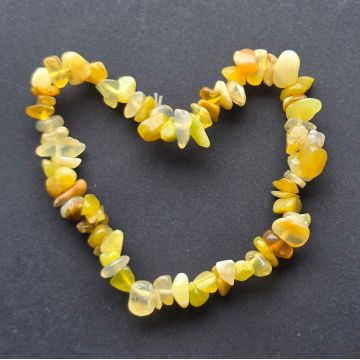 Bratara opal verde chipsuri