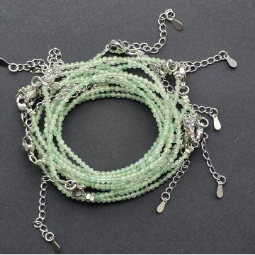 Bratara reglabila fatetata aventurin 2 mm