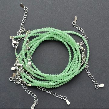 Bratara reglabila fatetata jad new 2 mm