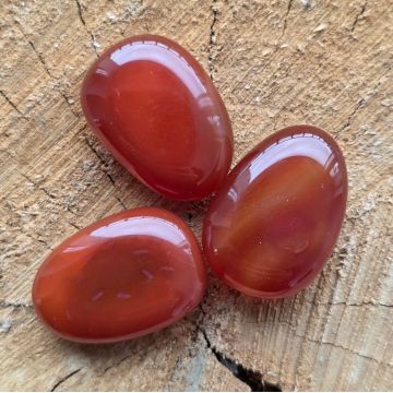 Cabochon carneol rulat
