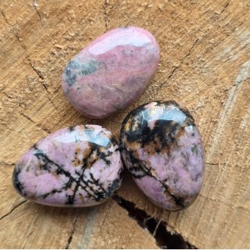 Cabochon rodonit rulat