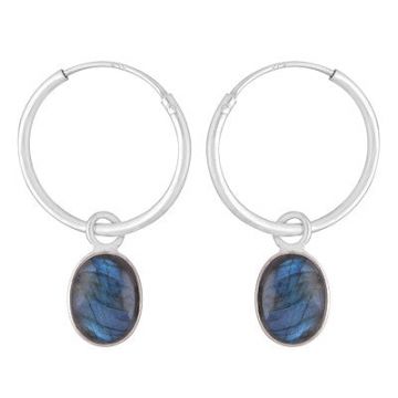 Cercei argint labradorit | Marquise