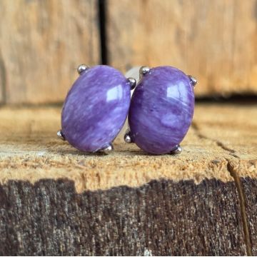 Cercei charoit din argint | Spirit