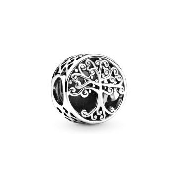 Charm/talisman argint 925, JW1138, model copac, placat cu rodiu